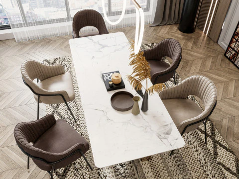 Sala de Jantar 09 Modelo 3D