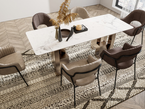 Dining Room 09 3D-Modell