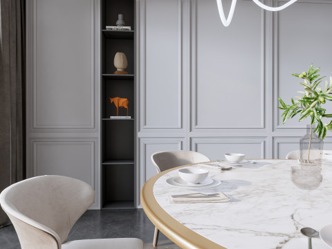 Dining Room 10 3D-Modell