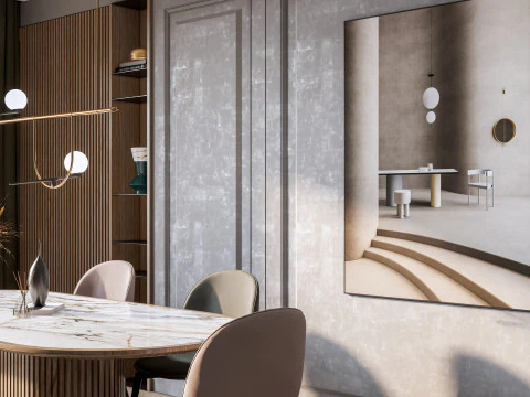 Dining Room 11 3D Model