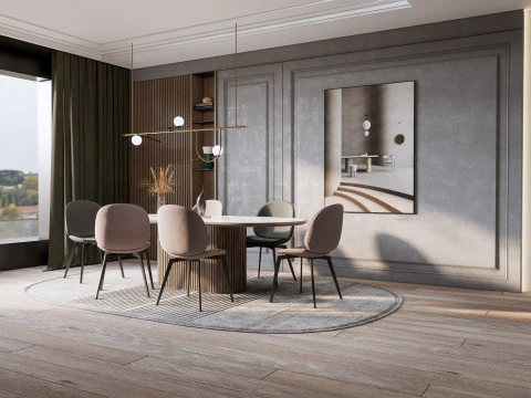 Dining Room 11 3D Model