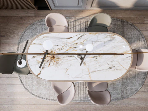 Dining Room 11 3D Model