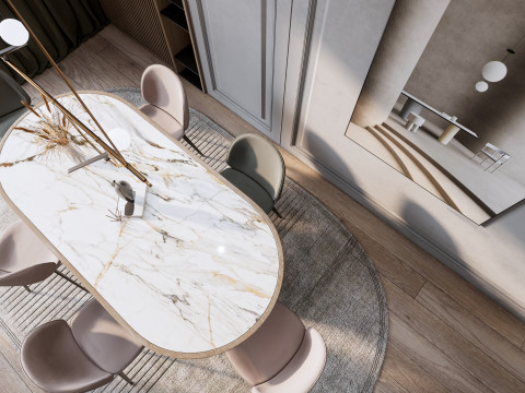 Dining Room 11 3D Model