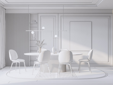 Dining Room 11 3D Model