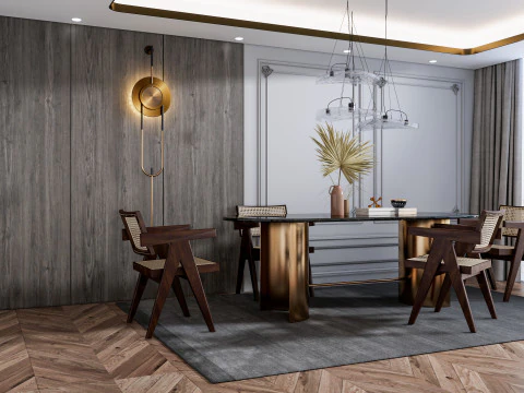Sala de Jantar 12 Modelo 3D