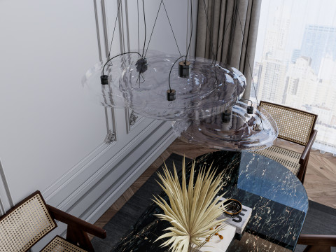 Dining Room 12 3D-Modell