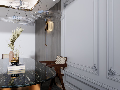 Dining Room 12 3D-Modell