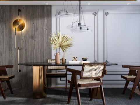 Sala de Jantar 12 Modelo 3D