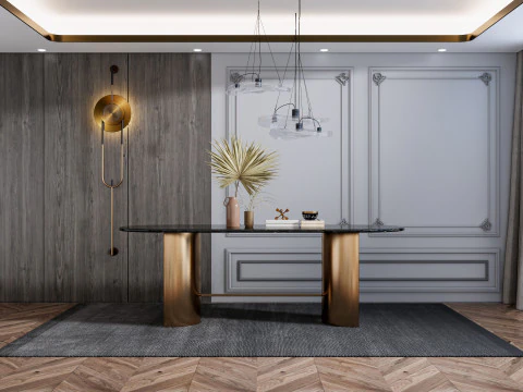 Sala de Jantar 12 Modelo 3D