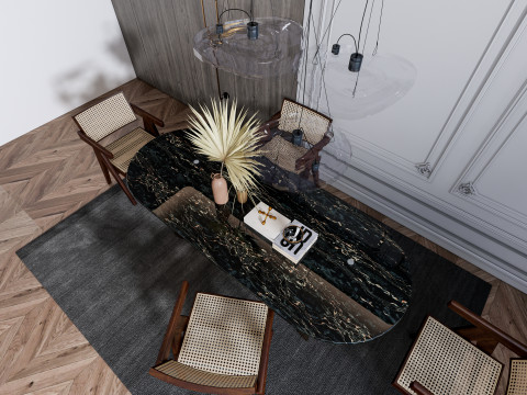 Dining Room 12 3D-Modell