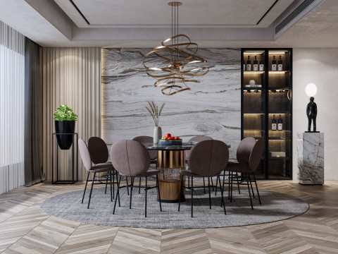 Dining Room 13 3D Model