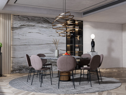 Dining Room 13 3D Model