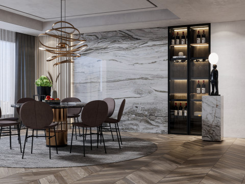 Dining Room 13 3D Model