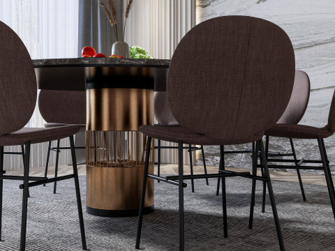 Dining Room 13 3D Model