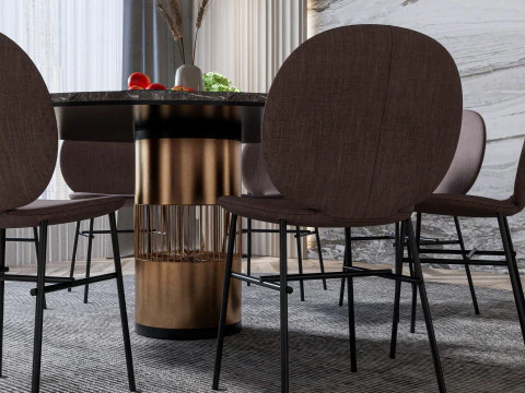 Dining Room 13 3D Model