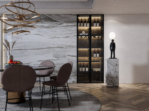 Dining Room 13 3D Model