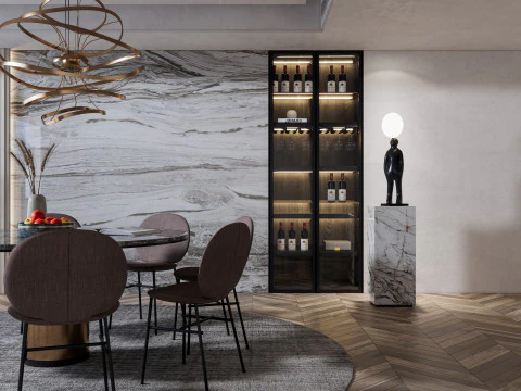 Dining Room 13 3D Model