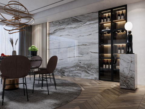 Dining Room 13 3D Model