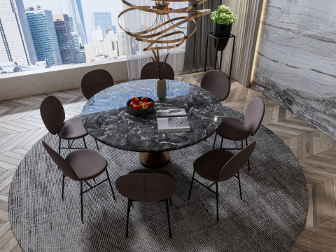 Dining Room 13 3D Model