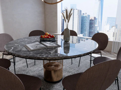 Dining Room 13 3D Model