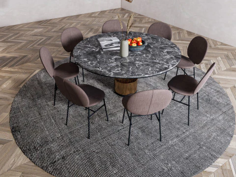 Dining Room 13 3D Model