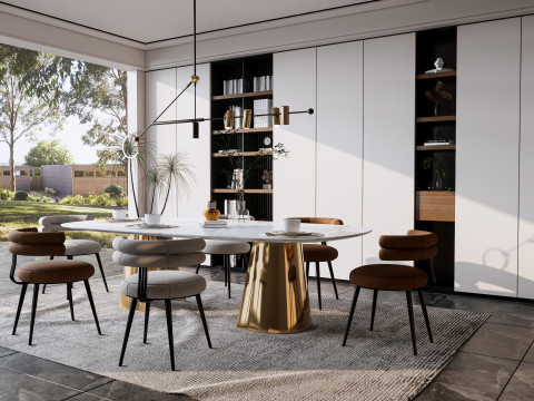 Dining Room 14 3D Model