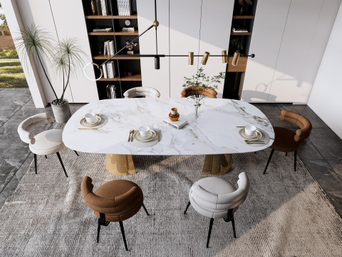 Dining Room 14 3D Model
