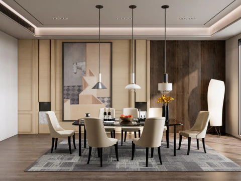 Dining Room 15 3D Model