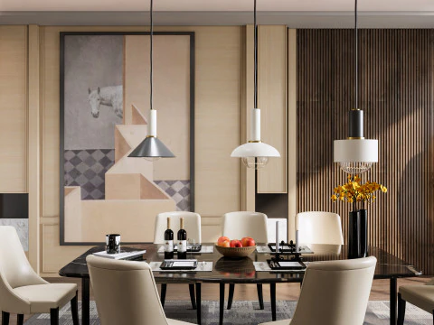 Dining Room 15 3D Model