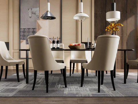 Dining Room 15 3D Model