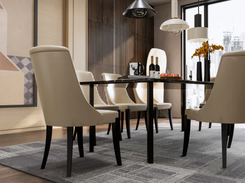 Dining Room 15 3D Model