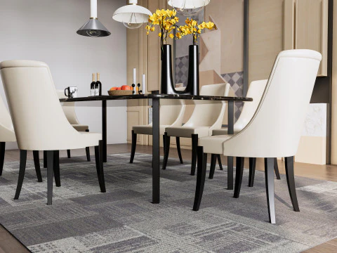 Dining Room 15 3D Model