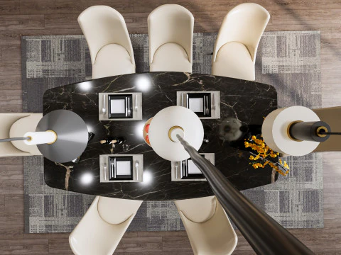 Dining Room 15 3D Model