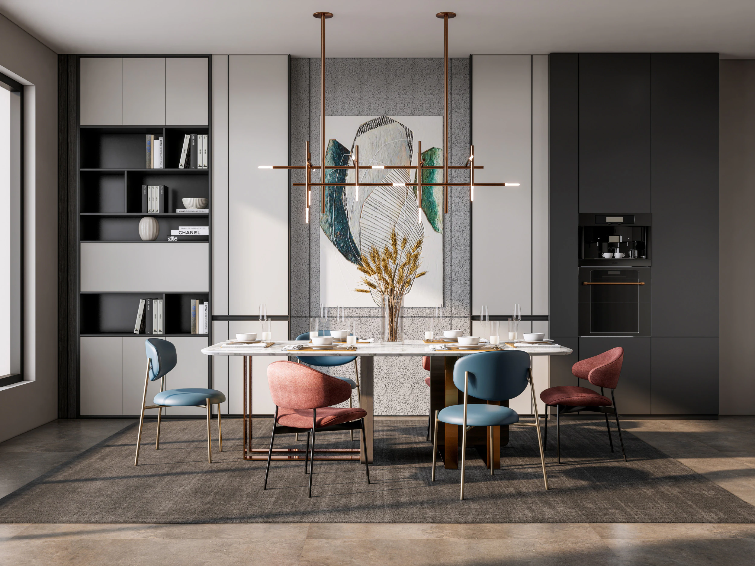 Comedor 16 Modelo 3D .c4d .max .obj .3ds .fbx .stl .blend 