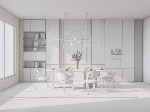 Comedor 16 Modelo 3D