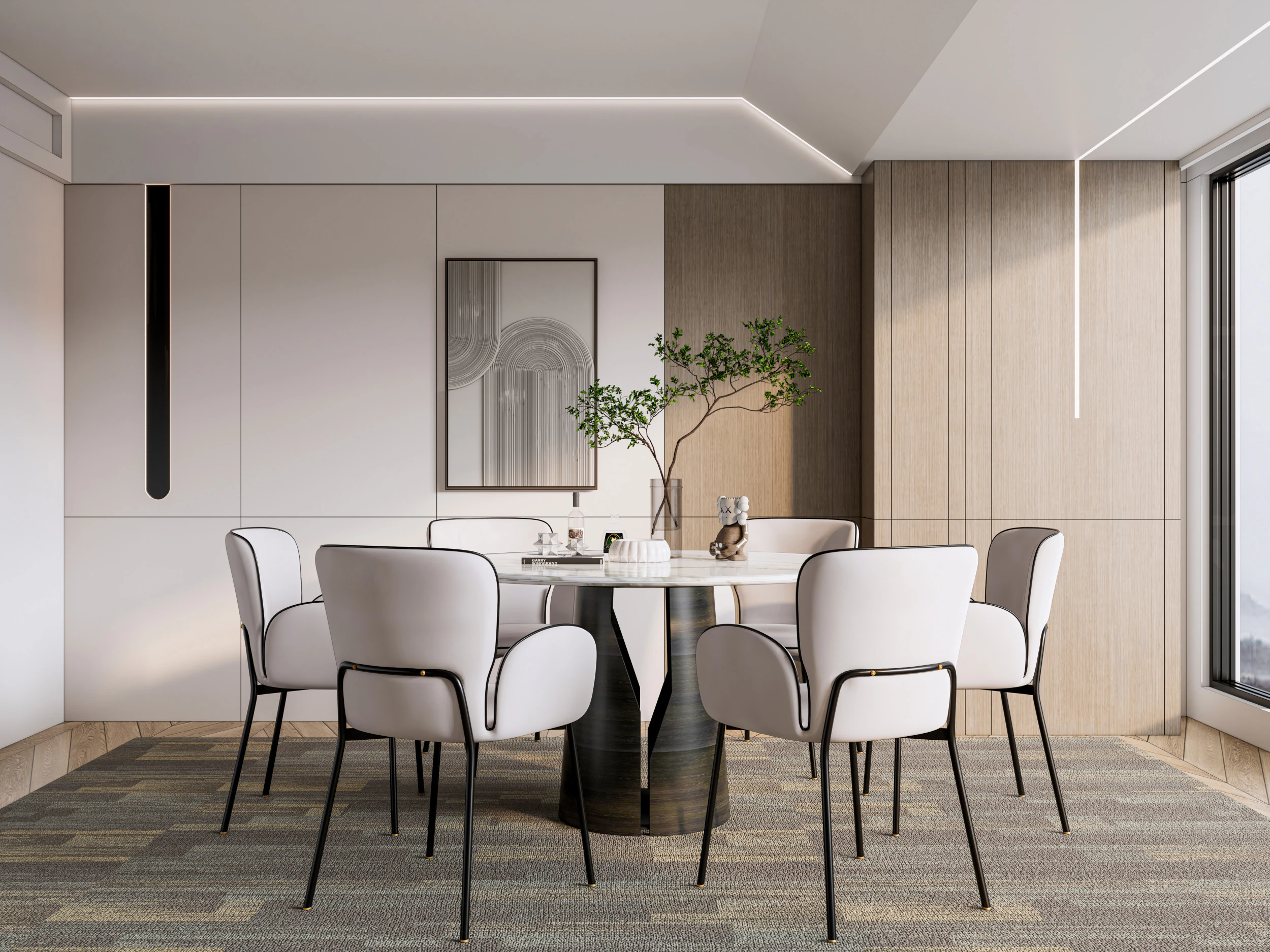 Sala da pranzo 17 Modello 3D .c4d .max .obj .3ds .fbx .stl .blend