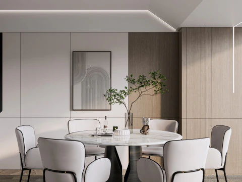 Sala da pranzo 17 Modello 3D