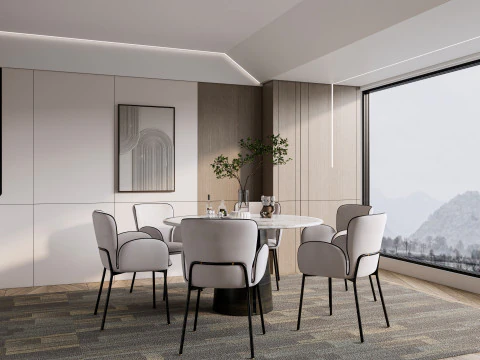 Sala da pranzo 17 Modello 3D