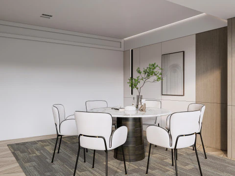 Sala da pranzo 17 Modello 3D