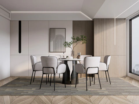 Sala da pranzo 17 Modello 3D