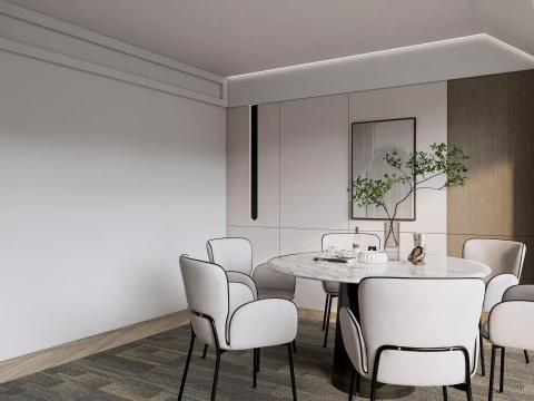 Sala da pranzo 17 Modello 3D