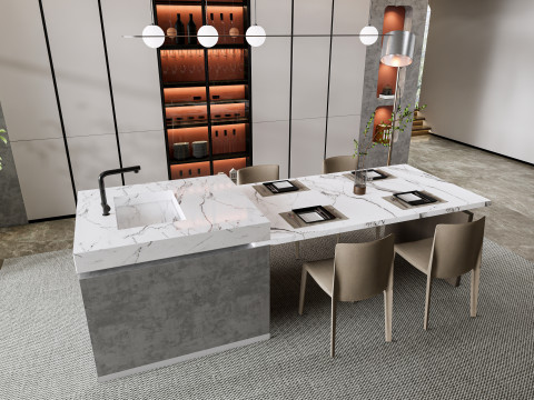 Dining Room 19 Modello 3D