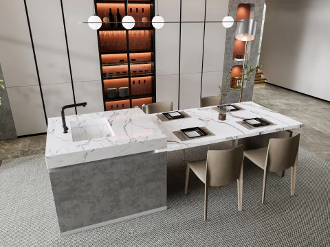 Dining Room 19 3D Model