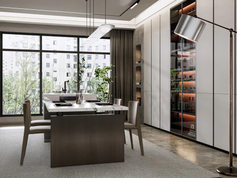 Dining Room 19 3D Model