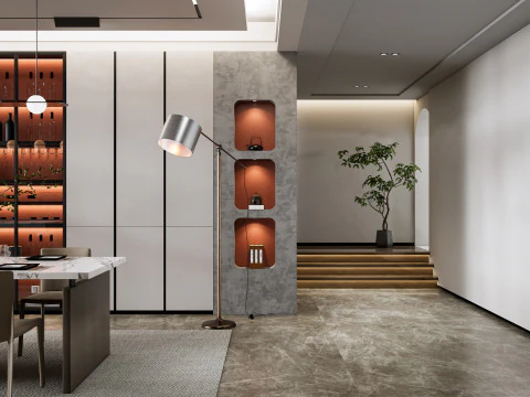 Dining Room 19 3D Model