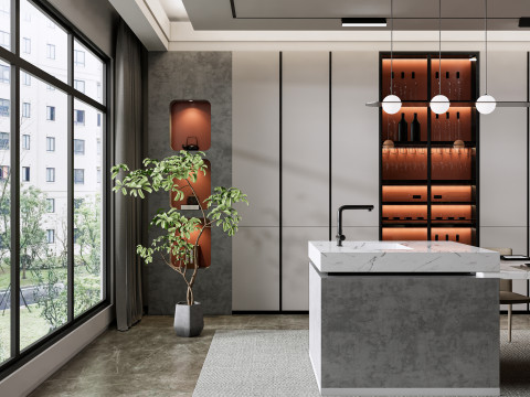 Dining Room 19 Modello 3D