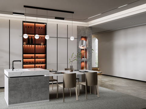 Dining Room 19 Modello 3D