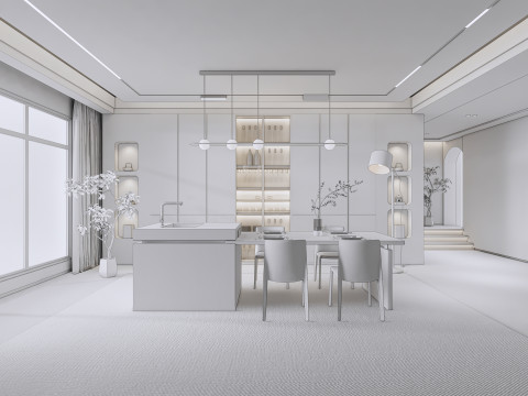 Dining Room 19 Modello 3D