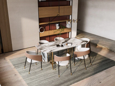 Dining Room 20 3D Model