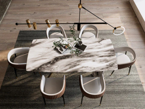 Dining Room 20 3D Model